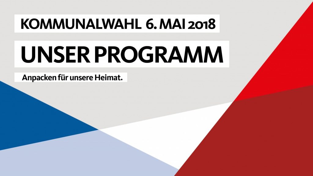 Unser Wahlprogramm 2018 unter dem Motto: „Anpacken für Neustadt, Pelzerhaken und Rettin“